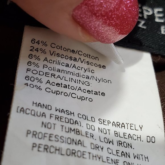 Patrizia Pepe Firenzi Italy Sz 42 Beige/Brown Blazer Jacket Cotton Blend… - Picture 6 of 8